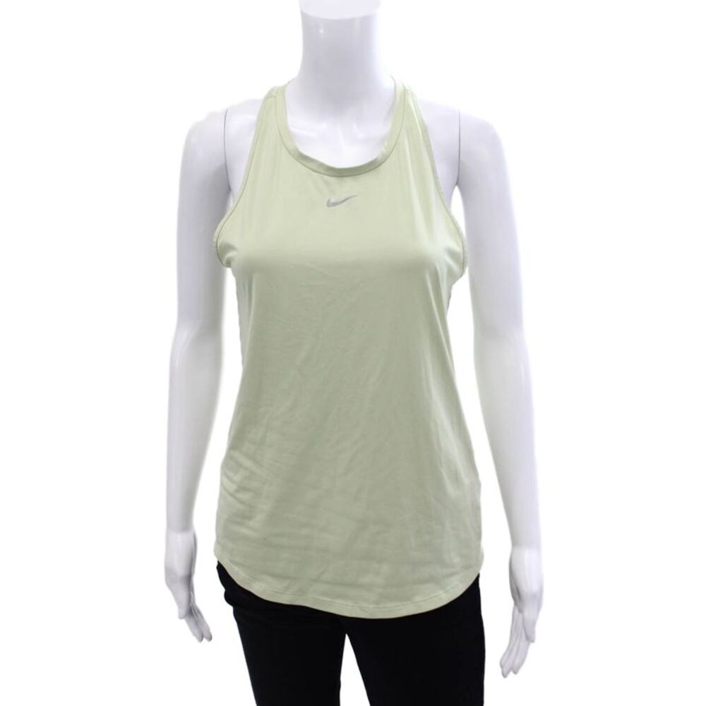 Nike Womens Sleeveless Racerback Athletic Tank Top Green Size M